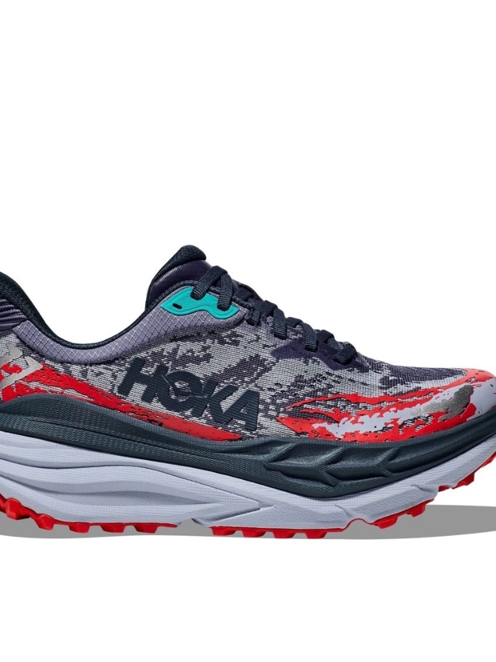 Hoka Men's 11.5 Stinson 7 Trail Running Shoe All Terrain. Gray Camo